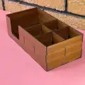 Ahşap Cafe Restoran Oteller için Masa Üstü Peçetelik 30x16