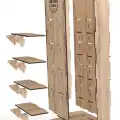 Ahşap Kozmetik Takı Ürün Standı 3 mm mdf Lazer Kesim
