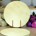 Ahşap Supla Levha 6 Adet Mdf 25 Cm Çap Yuvarlak Servis Altı Supla