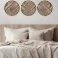 Bohem Ahşap Duvar Dekorasyonu 3lü set 25 cm