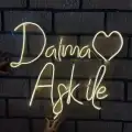 Daima Aşk Ile Yazılı Neon Led