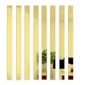 Dekoratif Şerit Gold Ayna Pleksi Duvar Süsü 2.5x100cm 5 Adet( Yapışkanlı )