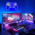 Gamer Playstation Oyun Kolu Işıklı Neon Tabela