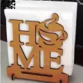 Home Yazılı Ahşap Mutfak Peçeteliği