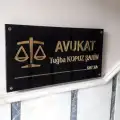Kabartma Pleksi Kapı ve Duvar Tabelası