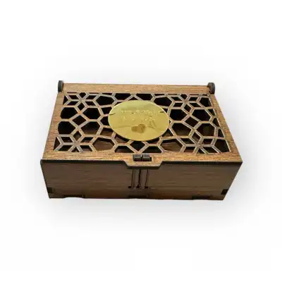 Dekoratif Ahşap Hediyelik Kutu 12x8x4 cm