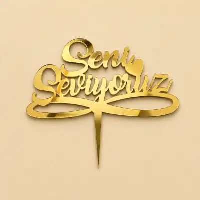 Seni Seviyoruz Pleksi Pasta Süsü