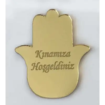 Toptan Kınamıza Hoşgeldiniz Yapışkanlı Pleksi