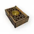 Dekoratif Ahşap Hediyelik Kutu 12x8x4 cm