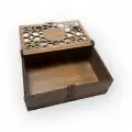 Dekoratif Ahşap Hediyelik Kutu 12x8x4 cm