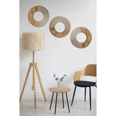 Bohem 3LÜ Ahşap Duvar Dekoru Duvar Süsü Tablo Hediyelik Eşya Mdf Lazer Kesim