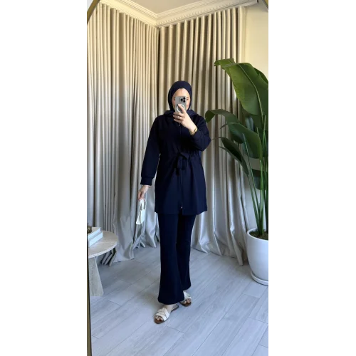 BELDEN BAĞLAMALI OYSH TAKIM LACİVERT