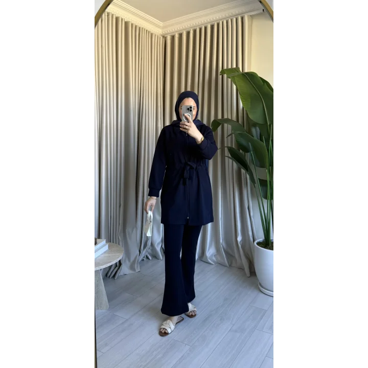 BELDEN BAĞLAMALI OYSH TAKIM LACİVERT
