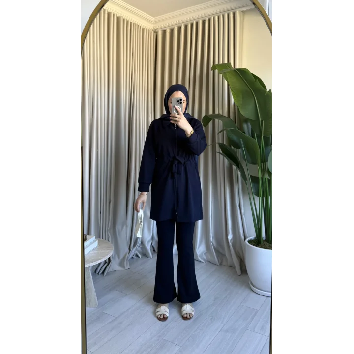BELDEN BAĞLAMALI OYSH TAKIM LACİVERT
