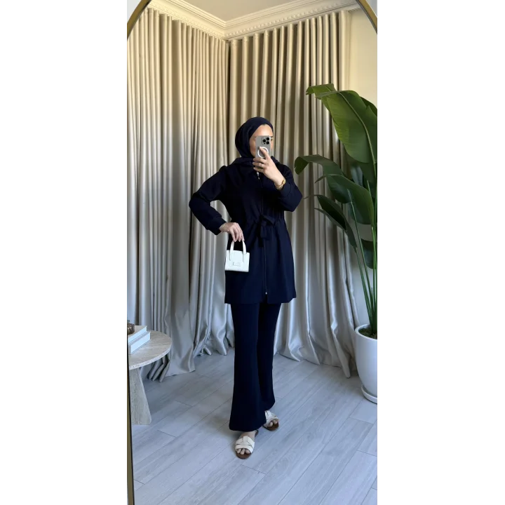 BELDEN BAĞLAMALI OYSH TAKIM LACİVERT