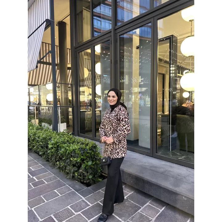 LEOPAR KAPİTONE CEKET