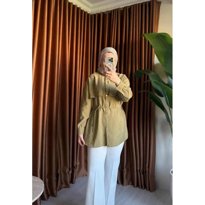 MİLA TENSEL GÖMLEK YEŞİL
