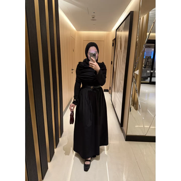 MONA ELBİSE SİYAH