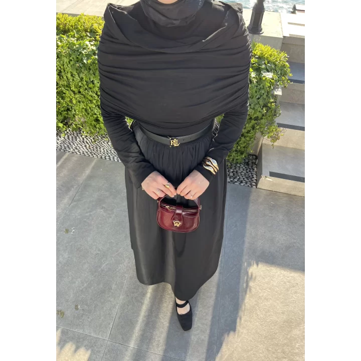 MONA ELBİSE SİYAH