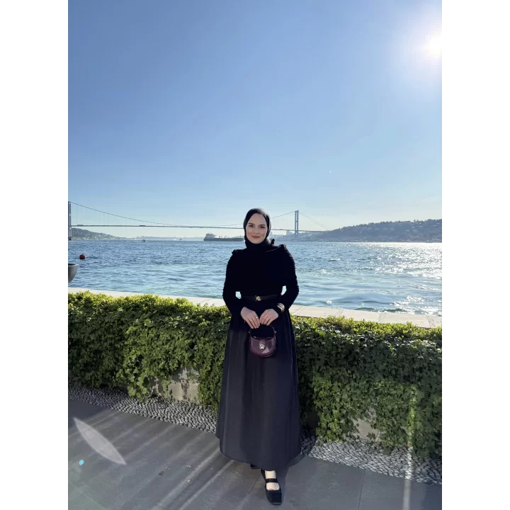 MONA ELBİSE SİYAH