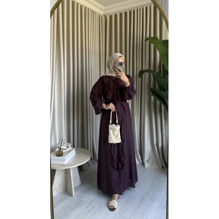 TÜL MODAL ELBİSE BURGONYA