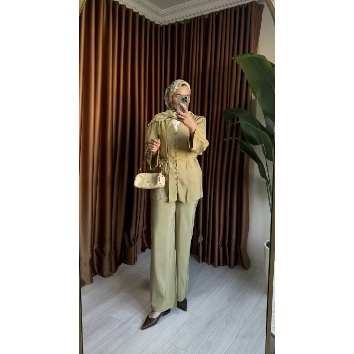V YAKA LİSA TAKIM YAĞ YEŞİLİ