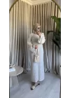 AJUR ELBİSE BEJ