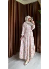 ALYA ÇİÇEK DESENLİ MANGO ELBİSE