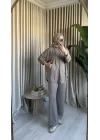 BASIC KAPÜŞONLU OYSH TAKIM GRİ