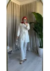 BELDEN BAĞLAMALI OYSH TAKIM BEYAZ