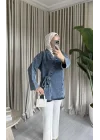 KİMONO KOT CEKET ANTRASİT