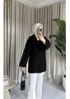 KİMONO KOT CEKET SİYAH
