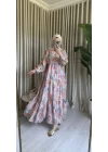 NOSS MANGO ELBİSE LİLA