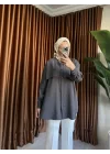 MİLA TENSEL GÖMLEK ANTRASİT