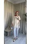 MİNA FERMUARLI KAP BEJ