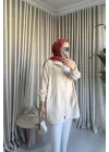 MİNA FERMUARLI KAP BEJ