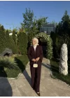 TAŞLI İNCE KETEN TAKIM BURGONYA