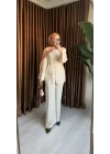 V YAKA LİSA TAKIM BEJ