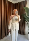V YAKA LİSA TAKIM BEJ