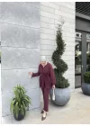 NERVÜR DETAYLI TAKIM BORDO