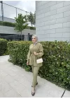 NERVÜR DETAYLI TAKIM YEŞİL