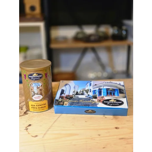 Ada Esintisi Filtre Kahve & Bademli Kurabiye