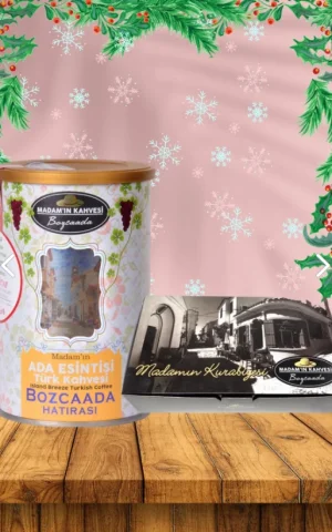 Madamın Kahvesi Ada Esintisi 250 Gr + Madamın Bademli Kurabiyesi 250 Gr
