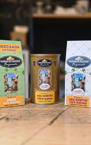 Ada Filtre 250gr ve Ada Türk Kahvesi 100gr ve Dibek Türk Kahvesi 100gr