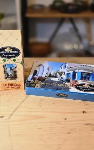 Geleneksel Türk Kahvesi 100gr & Bademli Kurabiye