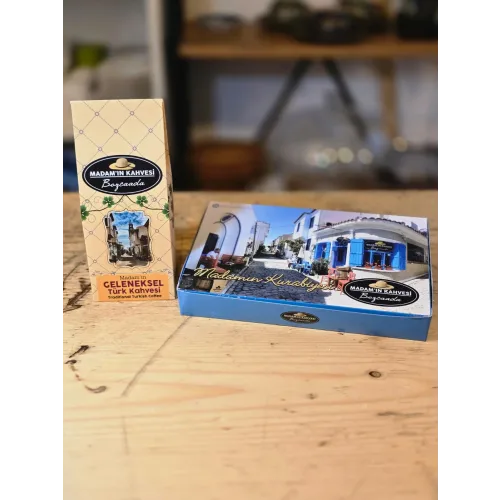 Geleneksel Türk Kahvesi 100gr & Bademli Kurabiye