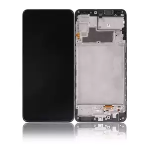 Samsung Galaxy M22 M225 Lcd Ekran Dokunmatik Siyah HK Çıtalı