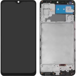 Samsung Galaxy M32 M325 Lcd Ekran Dokunmatik Siyah HK Çıtalı