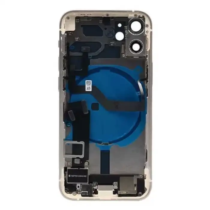 Apple Uyumlu iPhone 11 Kasa Kapak Beyaz Dolu