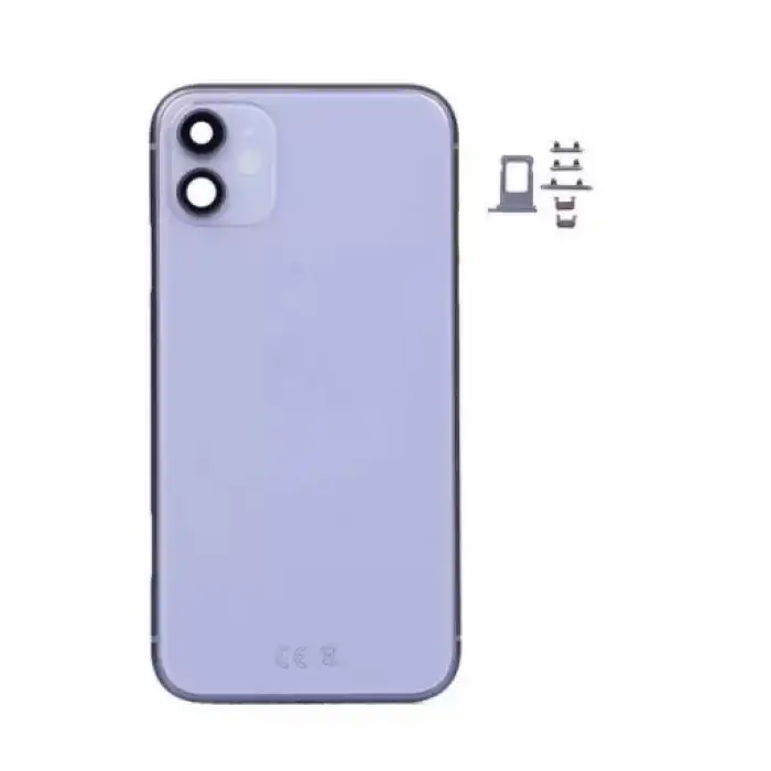 Apple Uyumlu iPhone 11 Kasa Kapak Mor Boş